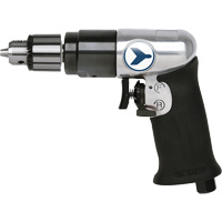 AD38VSRK Variable Speed Air Drill, 6 CFM, 1/4" NPT, 82 dBA, 3/8" Chuck, Keyed Air Extreme Inc.
