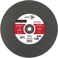 A24GP Power Abrasive Cut-Off Wheel, 20" x 5/32", 1" Arbor, Type 1, 3000 RPM Air Extreme Inc.