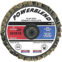 PowerBlend Roll-On Flap Disc, 2" x Type R, Z80 Grit Air Extreme Inc.