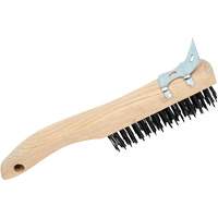 4SHWSC Hand Scratch Brushes, Carbon Steel, 4 x 16 Wire Rows, 10" Long Air Extreme Inc.
