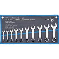 SCWS-10S Stubby Wrench Sets, Combination, 10 Pieces, Imperial Air Extreme Inc.