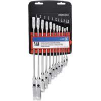RCWS-11FS Flex Head Wrench Sets, Combination/Flex Head, 11 Pieces, Imperial Air Extreme Inc.