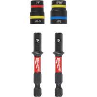 Jeu de tourne-&eacute;crous 2-en-1 Shockwave Impact Duty Quik-Clear, 5/16"/1/4"/3/8" prise, 2-1/2" lo, Magn&eacute;tique Air Extreme Inc.