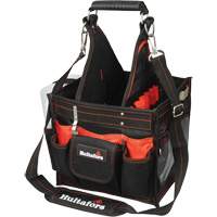11" Electrical/Maintenance Tool Carrier with Parts Tray, Ballistic Polyester, Black/Red Air Extreme Inc.