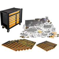 Ensemble d'outils manuels pour maître m&eacute;canicien & poste de travail mobile, 614 morceaux Air Extreme Inc.