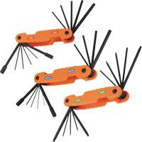 Jeu pliant de cl&eacute;s hexagonales Pro, 31 mcx, M&eacute;trique & imp&eacute;rial/Torx Air Extreme Inc.