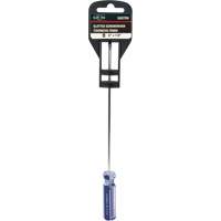 Blue Transparent Striped Slotted Screwdriver, 1/8" Tip, Round, Plastic Handle Air Extreme Inc.