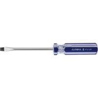 Tournevis &agrave; fente bleu transparent avec bandes, Tige de 1/4", Ronde, Prise en Plastique Air Extreme Inc.