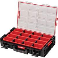 Arx X-Large Organizer with Long Bins, 23" x 15-1/5" x 5", Black Air Extreme Inc.