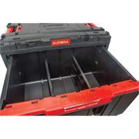 Arx&reg; Single Drawer Toolbox, 11-1/5" W x 18-3/10" D x 9-1/10" H, Black/Red Air Extreme Inc.