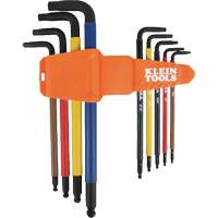 Jeu de cl&eacute; hex de style L extra longues et chromocod&eacute;es avec support, 9 mcx, Imp&eacute;rial Air Extreme Inc.