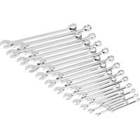 Jeu de cl&eacute;s mixtes m&eacute;triques et longues &agrave; 12 pans dans un plateau de rangement en mousse, Ouverte, 24 morceaux, M&eacute;trique Air Extreme Inc.