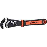 Self-Adjusting Dual Material Pipe Wrench, 1-1/2" Jaw Capacity, 12" Long, Black Oxide Finish, Cushion Handle Air Extreme Inc.