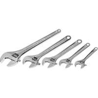 Chrome Wrench Set, Adjustable, 5 Pieces, Imperial and Metric Air Extreme Inc.