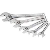 Chrome Wrench Set, Adjustable, 5 Pieces, Imperial and Metric Air Extreme Inc.