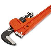 SLIM JAW Pipe Wrench, 1-9/10" Jaw Capacity, 10" Long, Powder Coated Finish, Non-Ergonomic Handle Air Extreme Inc.