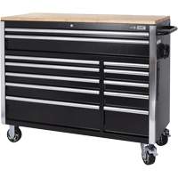HDRC5212 HD Series Roller Cabinet, 12 Drawers, 51-1/4" W x 21" D x 40-3/10" H, Black Air Extreme Inc.