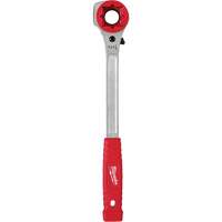 Lineman's High-Leverage Ratcheting Wrench with Milled Strike Face, 3/4"/1"/1-1/8" Drive, Ergonomic Handle Air Extreme Inc.