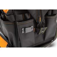 Sac &agrave; outils de 20" pour les professionnels, Nylon, 33 pochettes, Noir/Orange Air Extreme Inc.