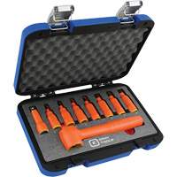 3/8" Drive Insulated Metric Hex Bit Socket and Attachment Set, 1000 V, 9 Pcs Air Extreme Inc.