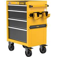 Heavy-Duty Rolling Tool Chest, 4 Drawers, 26" W x Yellow Air Extreme Inc.