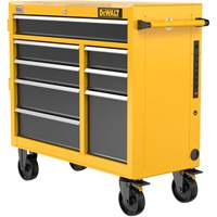 Heavy-Duty Mobile Workstation, 8 Drawers, 40" W x Yellow Air Extreme Inc.