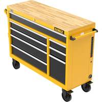 Heavy-Duty Mobile Workstation, 8 Drawers, 52" W x Yellow Air Extreme Inc.
