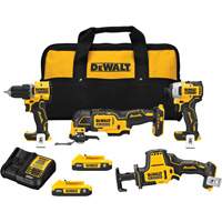 ATOMIC Cordless Brushless 4-Tool Combo Kit, Lithium-Ion, 20 V Air Extreme Inc.