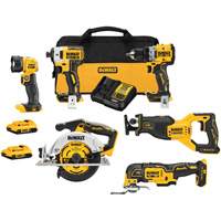 XR&reg; Cordless Brushless 6-Tool Combo Kit , Lithium-Ion, 20 V Air Extreme Inc.