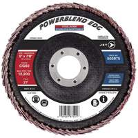 POWERBLEND EDG Curved Edge Flap Disc, 5" x 7/8", Type 27, CG60 Grit, Ceramic Air Extreme Inc.