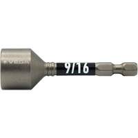 Impactech&reg; Nut Driver, 9/16" Tip, 1/4" Drive, 2-9/16" L, Magnetic Air Extreme Inc.