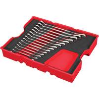 Wrench Set with Tray for PACKOUT Drawers, Ratcheting Combination, 15 Pieces, Metric Air Extreme Inc.