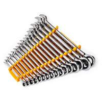 90-Tooth 12 Point Wrench Set, Ratcheting Combination, 16 Pieces, Metric Air Extreme Inc.