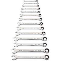 90-Tooth 12 Point SAE Wrench Set, Ratcheting Combination, 14 Pieces, Imperial Air Extreme Inc.