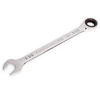 90-Tooth Ratcheting Combination Wrench, 12 Point, 1-1/8", Chrome Finish Air Extreme Inc.
