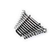 90-Tooth 12 Point SAE Wrench Set, Flex Head/Ratcheting Combination, 10 Pieces, Imperial Air Extreme Inc.