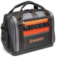 Sac ouvert de 17" pour outils d'ouvrier, Polyester, 3 pochettes, Noir/Gris/Orange Air Extreme Inc.
