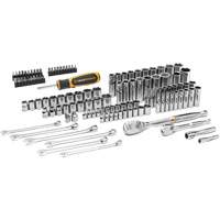 Jeu d'outils manuels pour m&eacute;canicien 90T SAE/m&eacute;trique avec prises 1/4" & 3/8" Air Extreme Inc.