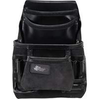Sac robuste Phantom pour clous et outils, Cuir, 10 pochettes, Noir Air Extreme Inc.