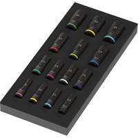 Insert en mousse pour jeu de douilles profondes Impaktor 1 Zyklop B, 15 Mcx, Chocs, Prise de 3/8", Profond Air Extreme Inc.