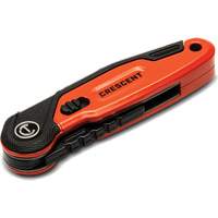Folding Utility Knife, 1" Blade, Steel Blade, Aluminum Handle Air Extreme Inc.