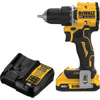 Ensemble visseuse-perceuse sans fil et sans balai ATOMIC COMPACT SERIES, Lithium-ion, 20 V, Mandrin 1/2" Air Extreme Inc.