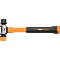 Soft Face Hammer, 16 oz. Head Weight, Plain Face, Solid Steel Handle, 12-1/4" L Air Extreme Inc.
