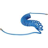 MAXAIR Coiled Hose, Air, 1/4" ID x 50' L, Polyurethane Air Extreme Inc.