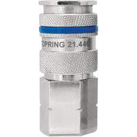 Raccord industriel rapide QUIKSILVER, Laiton nickel&eacute;, 1/4", NPT femelle, 435 PSI Air Extreme Inc.
