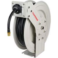 D&eacute;vidoir de tuyau &agrave; rappel automatique &agrave; bras simple de type L MAXREEL avec tuyau en caoutchouc, Air, 3/8" x 50', Tuyau simple, 250 PSI Air Extreme Inc.