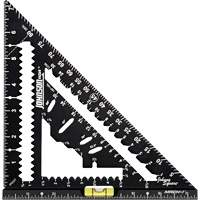 7-1/4" Johnny Square&reg; MACH-1 Smart Mark Rafter Square with Level Vial Air Extreme Inc.
