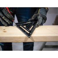 7-1/4" Johnny Square&reg; MACH-1 Smart Mark Rafter Square with Level Vial Air Extreme Inc.
