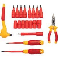 Jeu d'outils isol&eacute;s VDE &agrave; prise 3/8", 1000 V, 20 M Air Extreme Inc.