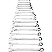 Jeu de cl&eacute;s SAE 120XP Universal Spline XL, Combinaison &agrave; cliquet, 16 morceaux, Imp&eacute;rial Air Extreme Inc.
